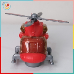 Máy bay trực thăng cứu hoả có phun khói đèn nhạc 8843 PeeKaPaw Toys