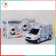Xe cứu thương chạy pin có đèn âm thanh 872 PeeKaPaw Toys
