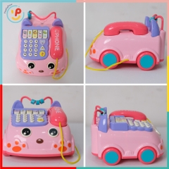 Điện Thoại Đồ Chơi Kết Hợp Piano Có Nhạc, Bàn Phím Số Cho Bé PeeKaPaw Toys