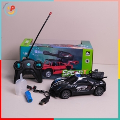 Xe cảnh sát điều khiển pin sạc có đèn phun khói 950-13A PeeKaPaw Toys