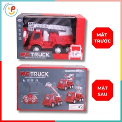 Xe cứu hoả thang nâng điều khiển từ xa pin sạc 9913 PeeKaPaw Toys
