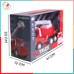 Xe cứu hoả thang nâng điều khiển từ xa pin sạc 9913 PeeKaPaw Toys