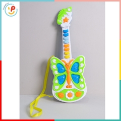 Đàn guitar đồ chơi hình bướm dễ thương cho bé học âm nhạc 663 PeeKaPaw Toys
