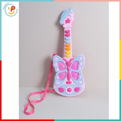 Đàn guitar đồ chơi hình bướm dễ thương cho bé học âm nhạc 663 PeeKaPaw Toys