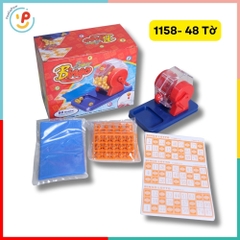 Hộp lồng quay lô tô 90 số trò chơi truyền thống Tết PeeKaPaw Toys