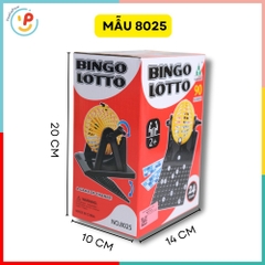 Hộp lồng quay lô tô 90 số trò chơi truyền thống Tết PeeKaPaw Toys
