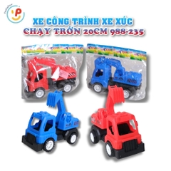 Xe công trình xe xúc chạy trớn 988-235 PeeKaPaw Toys