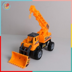 Xe Công Trình Chạy Trớn 35cm Xe Cẩu Xe Xúc Đẩy Nhẹ Cho Bé 3 Tuổi PeeKaPaw Toys