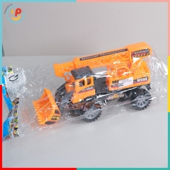 Xe Công Trình Chạy Trớn 35cm Xe Cẩu Xe Xúc Đẩy Nhẹ Cho Bé 3 Tuổi PeeKaPaw Toys