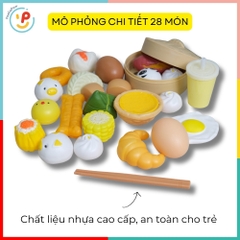 Hộp đồ chơi nấu ăn nhà bếp Dimsum 28 chi tiết CF-1 PeeKaPaw Toys