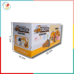 Xe công trình máy xúc chạy pin 777-51 có đèn và âm thanh PeeKaPaw Toys