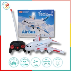 Máy bay Airbus điều khiển từ xa 8004 có đèn PeeKaPaw Toys