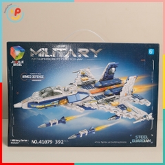 Hộp đồ chơi xếp hình lắp ráp tàu chiến máy bay xe quận đội 400 chi tiết PeeKaPaw Toys