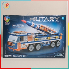 Hộp đồ chơi xếp hình lắp ráp tàu chiến máy bay xe quận đội 400 chi tiết PeeKaPaw Toys