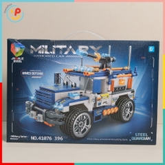 Hộp đồ chơi xếp hình lắp ráp tàu chiến máy bay xe quận đội 400 chi tiết PeeKaPaw Toys