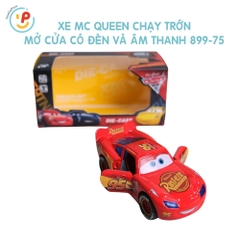 Xe chạy đà trớn hoạt hình Xe tia chớp Mc Queen mở cửa chất liệu hợp kim có đèn âm thanh 899-75 PeeKaPaw Toys