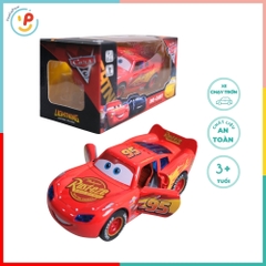 Xe chạy đà trớn hoạt hình Xe tia chớp Mc Queen mở cửa chất liệu hợp kim có đèn âm thanh 899-75 PeeKaPaw Toys