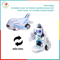 Robot biến hình máy bay Airbus 8995 có đèn nhạc PeeKaPaw Toys