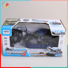 Xe tăng điều khiển pin sạc có đèn 303-18 PeeKaPaw Toys