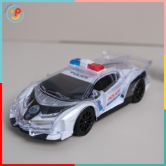 Xe cảnh sát điều khiển từ xa có đèn LED 666-47 PeeKaPaw Toys