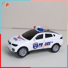 Xe cảnh sát chạy pin mở 4 cửa có đèn LED còi báo 2017C PeeKaPaw Toys