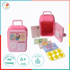 Két sắt đồ chơi nhí 14cm Labubu hồng N72-26 PeeKaPaw Toys