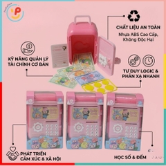Két sắt đồ chơi nhí 14cm Labubu hồng N72-26 PeeKaPaw Toys