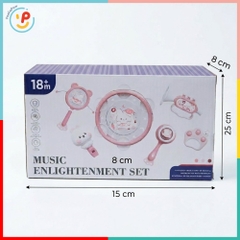 Lục lạc 6 món Thỏ Hồng cho bé 18 tháng FXB-33 PeeKaPaw Toys