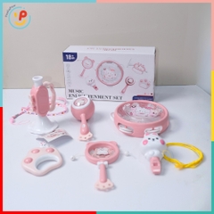Lục lạc 6 món Thỏ Hồng cho bé 18 tháng FXB-33 PeeKaPaw Toys