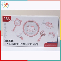Lục lạc 6 món Thỏ Hồng cho bé 18 tháng FXB-33 PeeKaPaw Toys