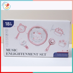 Lục lạc 6 món Thỏ Hồng cho bé 18 tháng FXB-33 PeeKaPaw Toys
