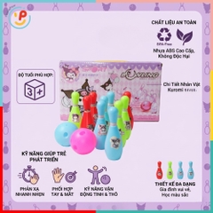 Hộp đồ chơi bowling mini Kuromi 811-14K đồ chơi vận động PeeKaPaw Toys