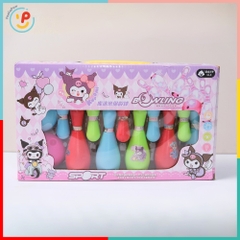 Hộp đồ chơi bowling mini Kuromi 811-14K đồ chơi vận động PeeKaPaw Toys