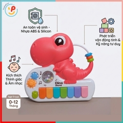 Đàn Piano Khủng Long Có Đèn 8891B Đồ Chơi Âm Nhạc Cho Bé PeeKaPaw Toys