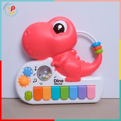 Đàn Piano Khủng Long Có Đèn 8891B Đồ Chơi Âm Nhạc Cho Bé PeeKaPaw Toys