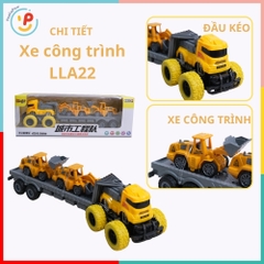 Xe tải lớn đồ chơi mô hình xe vận tải xe công trình xe cứu hoả nhiều mẫu PeeKaPaw Toys