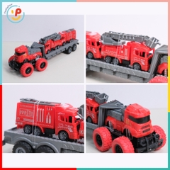 Xe tải lớn đồ chơi mô hình xe vận tải xe công trình xe cứu hoả nhiều mẫu PeeKaPaw Toys