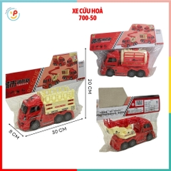 Xe cứu hoả xe cảnh sát mô hình chạy đà trớn nhiều mẫu 700-50 PeeKaPaw Toys