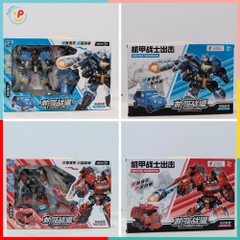 Robot Biến Hình 91836 Lắp Ráp Xe Thành Robot 5 Mẫu Cho Bé PeeKaPaw Toys