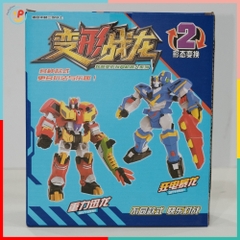 Robot Biến Hình Khủng Long 2in1 779-35 Lắp Ráp Robot Cho Bé PeeKaPaw Toys
