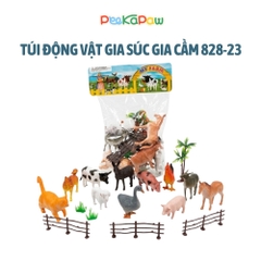 Túi Đồ Chơi Động Vật Nông Trại Gia súc Gia cầm 828-23 PeeKaPaw Toys