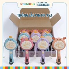 Trống Lắc Pin Đồ Chơi Âm Nhạc Cho Bé HY-953 PeeKaPaw Toys