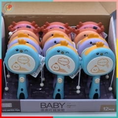Trống Lắc Pin Đồ Chơi Âm Nhạc Cho Bé HY-953 PeeKaPaw Toys