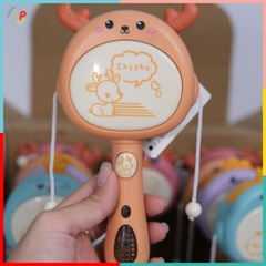 Trống Lắc Pin Đồ Chơi Âm Nhạc Cho Bé HY-953 PeeKaPaw Toys