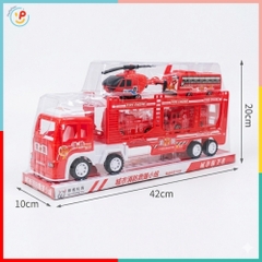 Xe Tải Chở Đội Cứu Hộ Mini Xe Cứu Hoả Máy Bay Xe Buýt 565-69 PeeKaPaw Toys