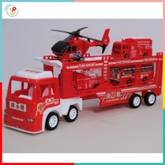 Xe Tải Chở Đội Cứu Hộ Mini Xe Cứu Hoả Máy Bay Xe Buýt 565-69 PeeKaPaw Toys