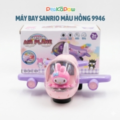 Máy Bay Đồ Chơi Melody Màu Hồng Tím Có Đèn Nhạc 9946 PeeKaPaw Toys