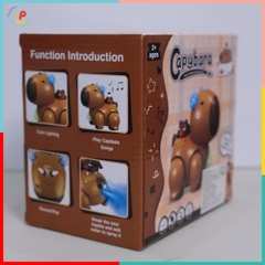 Đồ Chơi Capybara Chuột Lang Phun Nước Có Nhạc Đèn LED QF338-7C PeeKaPaw Toys