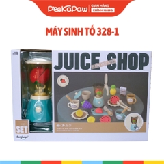 Đồ Chơi Máy Xay Sinh Tố Dùng Pin Xoay Được 328-1 Kitchen Juice Shop PeeKaPaw Toys