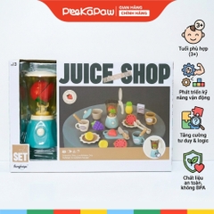 Đồ Chơi Máy Xay Sinh Tố Dùng Pin Xoay Được 328-1 Kitchen Juice Shop PeeKaPaw Toys
